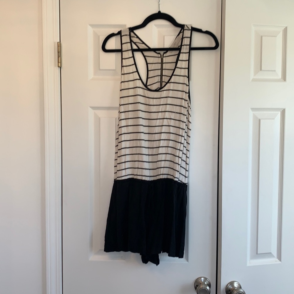LOFT Super Soft Striped Romper